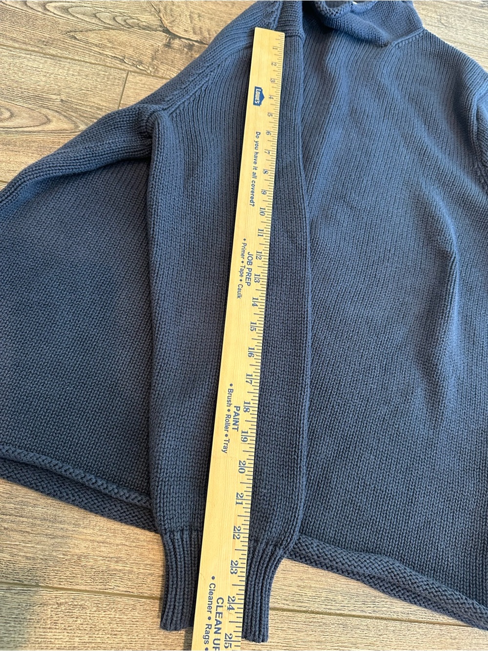 J. Crew Men's Navy Rollneck Sweater Navy - Picture 7 of 8